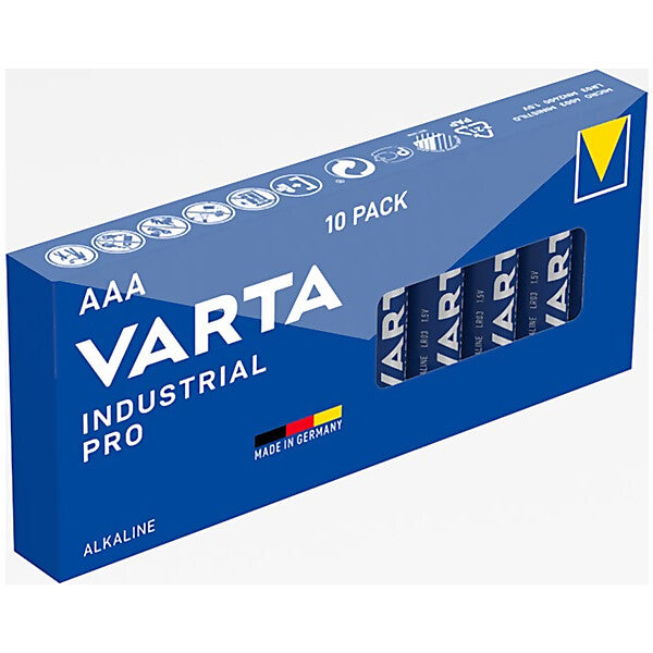 VARTA Batterie Industrial AAA Micro, R3, Al-Mn 4003 PRO AAA Stück